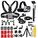 YEHOLDING Accesorios 25 en 1 para GoPro, kit de accesorios para cámara de acción para GoPro Hero 9 8 Max 7 6 5 4 3 SJ4000 y otras cámaras deportivas