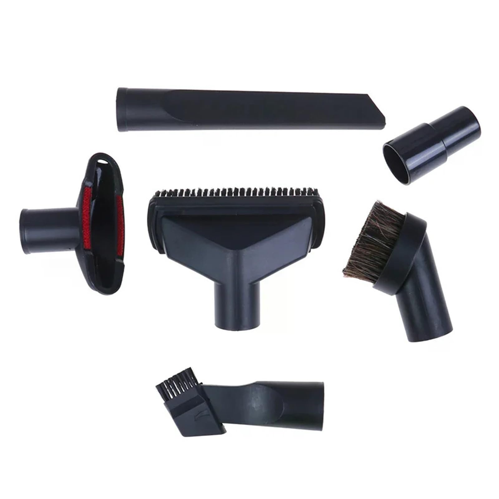6-teiliges 32-mm-Universal-Vac-Bürstendüsen-Reinigungsset | 6-teiliges 32-mm-Universal-Reinigungsset inklusive Bürsten und Düsen. Passend for die meisten Staubsauger.