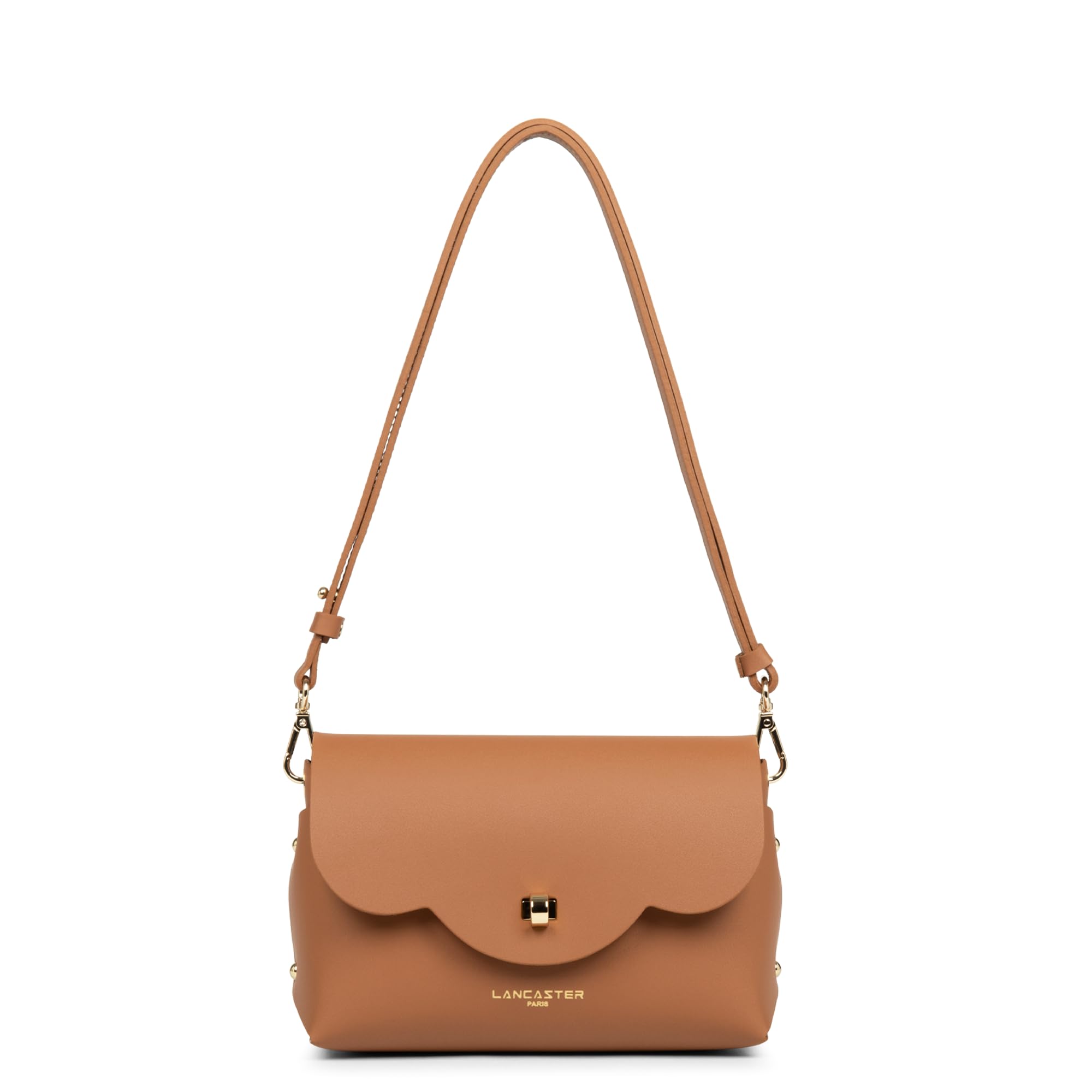 LANCASTER Sac trotteur ref 51776 Camel 21 * 14 * 8 cm