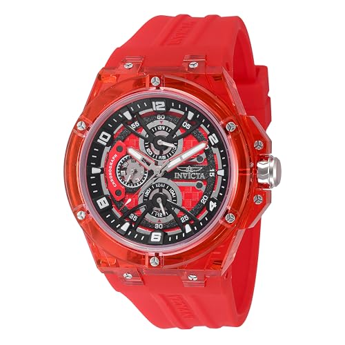 Invicta Racing Men's 46mm VH67 Quartz - Red Dial (Model: 48801)