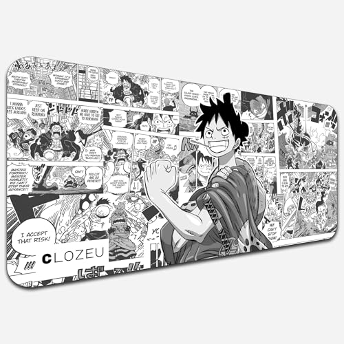Image of Clozeu Mouse pad, Large Extended Mousepad - 585mm x 280mm, Non-Slip, Spill-Resistant Desk Mat with Special-Textured Surface for Gaming, Office & Home