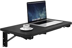 TEAMIX Wall Mounted Fold Up Table: Space-Saving & Versatile Home Essential