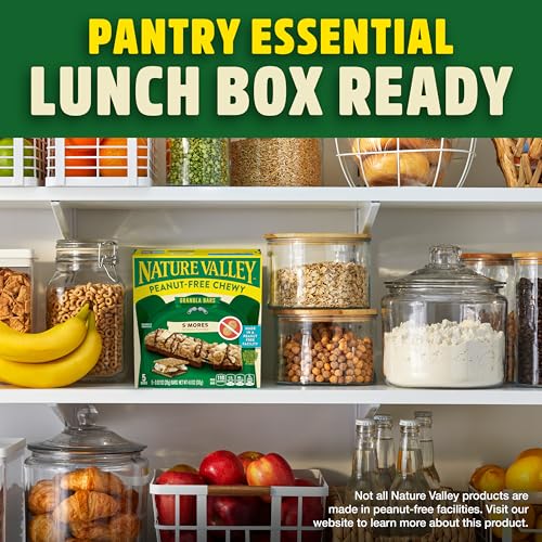 Image of Nature Valley S'Mores Peanut-Free Chewy Granola Bar, 5 ct, 4.6 oz