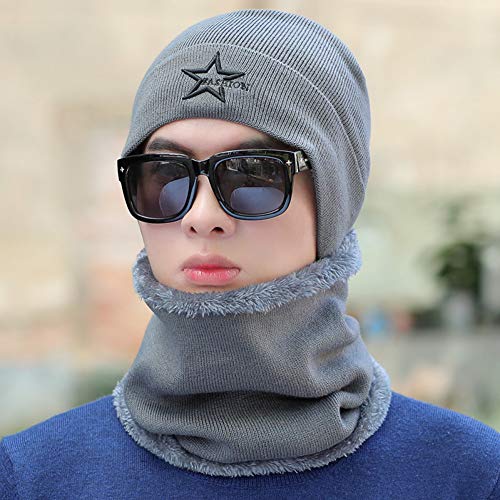 Bonnet tricoté homme élastique et doux : chapeau pull chaud pour grand froid