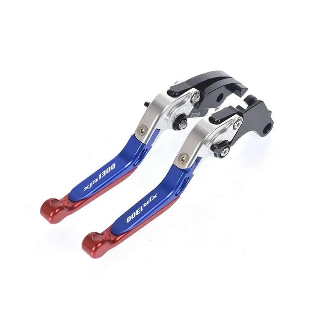 Nhgfdfs Sliver Blue Red Motorcycle Clutch Brake Lever For Ya&Maha Xjr 1300 1995-2003 Motorcycle Brake Clutch Levers Handbrake Handle