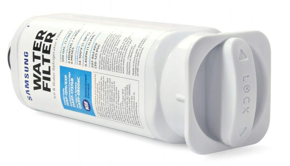 Samsung | 2x Filtro de agua HAFQIN, HAF-QIN/EXP, DA97-17376B, DA97-08006C Water Filter para frigorífico 4 Puertas