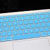 Se7enline Compatible with 2019-2021 MacBook Keyboard Cover MacBook Pro 16 A2141 & 2020-2024 MacBook Pro 13 A2289/M1 M2 A2338/A2251 with Touch Bar Touch ID US Layout Key Board Protector, Aqua Blue