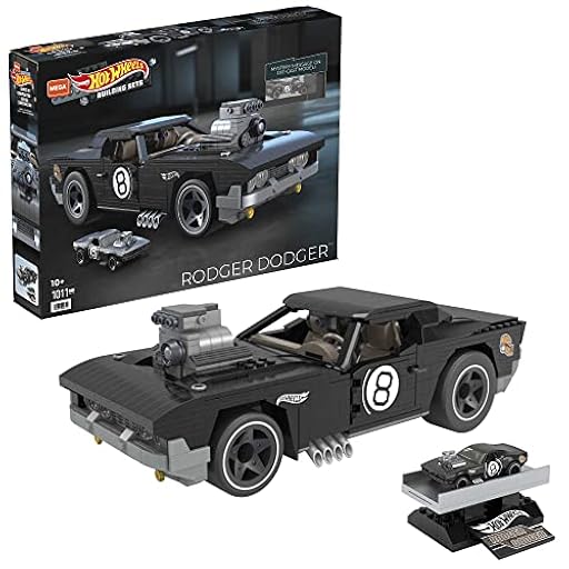 Mega Construx Hot Wheels Coleccionistas Rodger Dodger Coche de Juguete de Bloques de construcción, 900 Piezas, para niños +10 años (Mattel HDJ98) | Ya disponible en tu tienda friki favorita! En mundofriki.es!