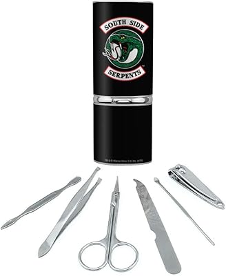 Riverdale South Side Serpents Stainless Steel Manicure Pedicure Grooming Beauty Care Travel Kit