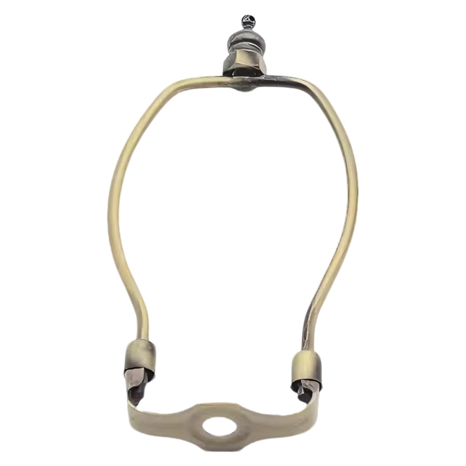 Bronze Lampshade Harp Holder, 6 Inch Bracket for Vintage & Tiffany Pendant Lights, Compatible with Lamp Shades, Ceiling and Table Light Fittings