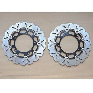 Gowe Moto une paire disque de Rotor de frein à disque avant pour Suzuki Sfv650 K9/L0/L1 Gladius 2009–2011 2010 Sfv650 2012 [Pa395]
