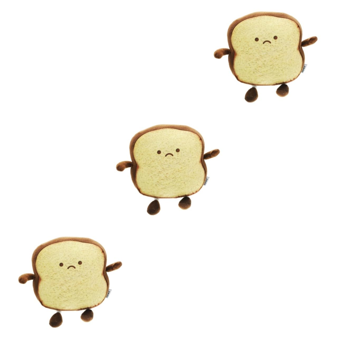 Coussin peluche toast humoristique pour apporter de la joie a la maison