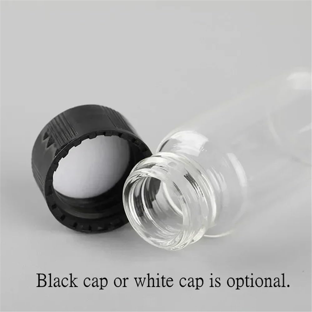 Strumenti da laboratorio e attrezzature Flacone for reagenti in vetro borosilicato trasparente con tappo a vite for uso medicinale, da laboratorio, da 2 ml a 60 ml, for esperimenti(4ml 100pcs)