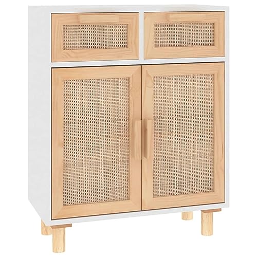 Inoltre, il design intrecciato del rattan naturale sull'anta aggiunge un tocco di bellezza in più