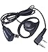 Arama Walkie Talkie Earpiece Pro D Shape Radio Earpiece Headset with PTT & Mic Compatible with 2 PIN Kenwood HYT Puxing Wouxun Baofeng Lt-2288 Lt-3107 Lt-3188 Lt-3260 Lt-3268 Etc 2 Way Radios B108K01