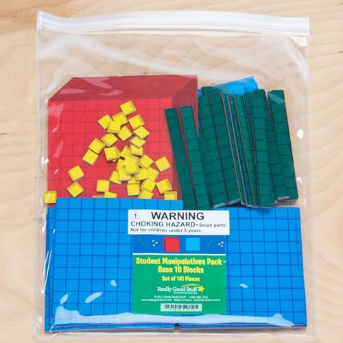 Student Manipulatives Pack - Base-10 Blocks image 3