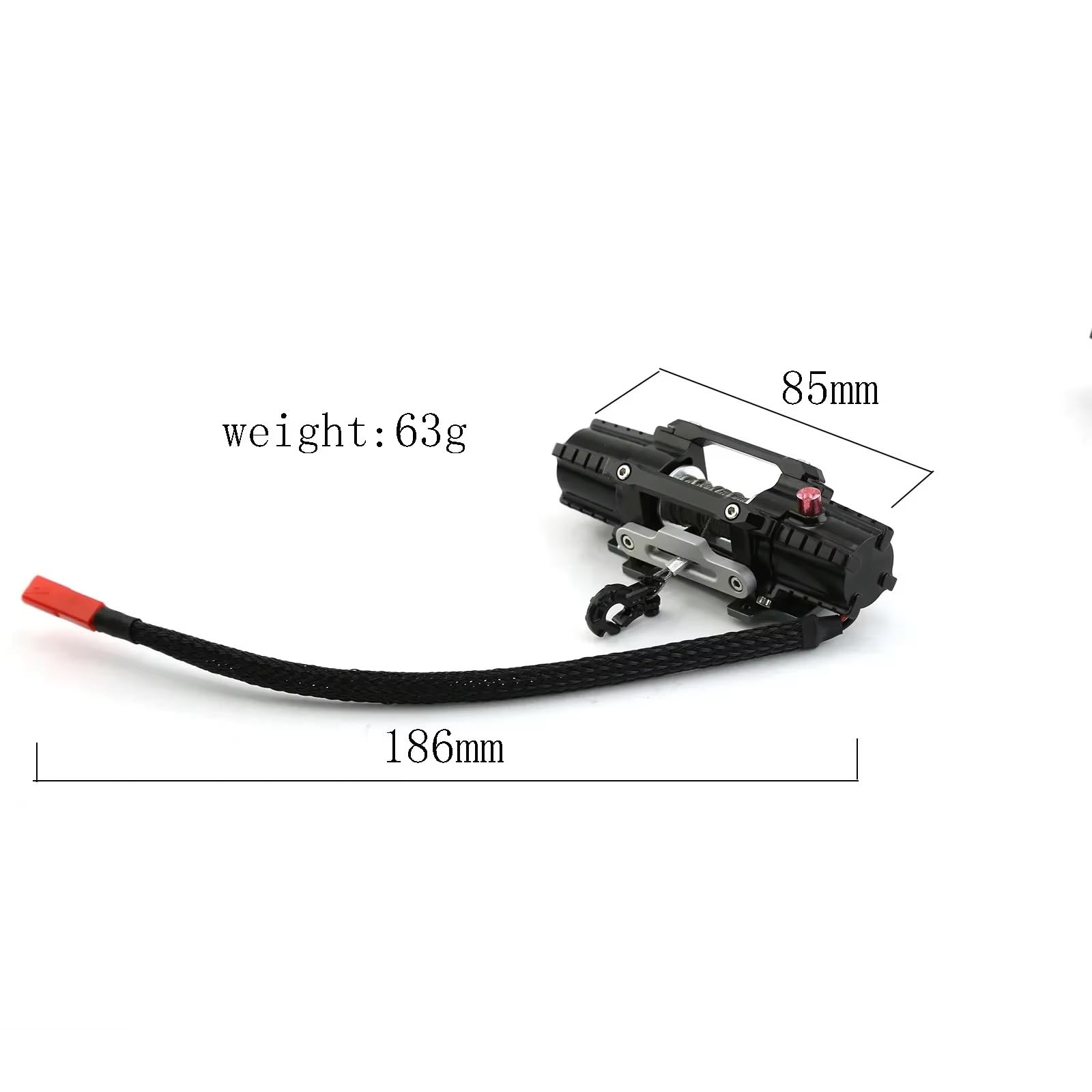 Pezzi Ricambio Auto Rc Per Axial Per SCX10 Per TRX4 Per Redcat 1/8 1/10 Doppio Motore Metallo Simulato Elettrico Automatico Verricello RC Auto Parti Di Aggiornamento