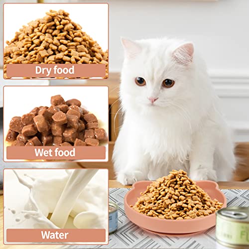 Powmag Ciotola per cibo per gatti, ciotola piatta