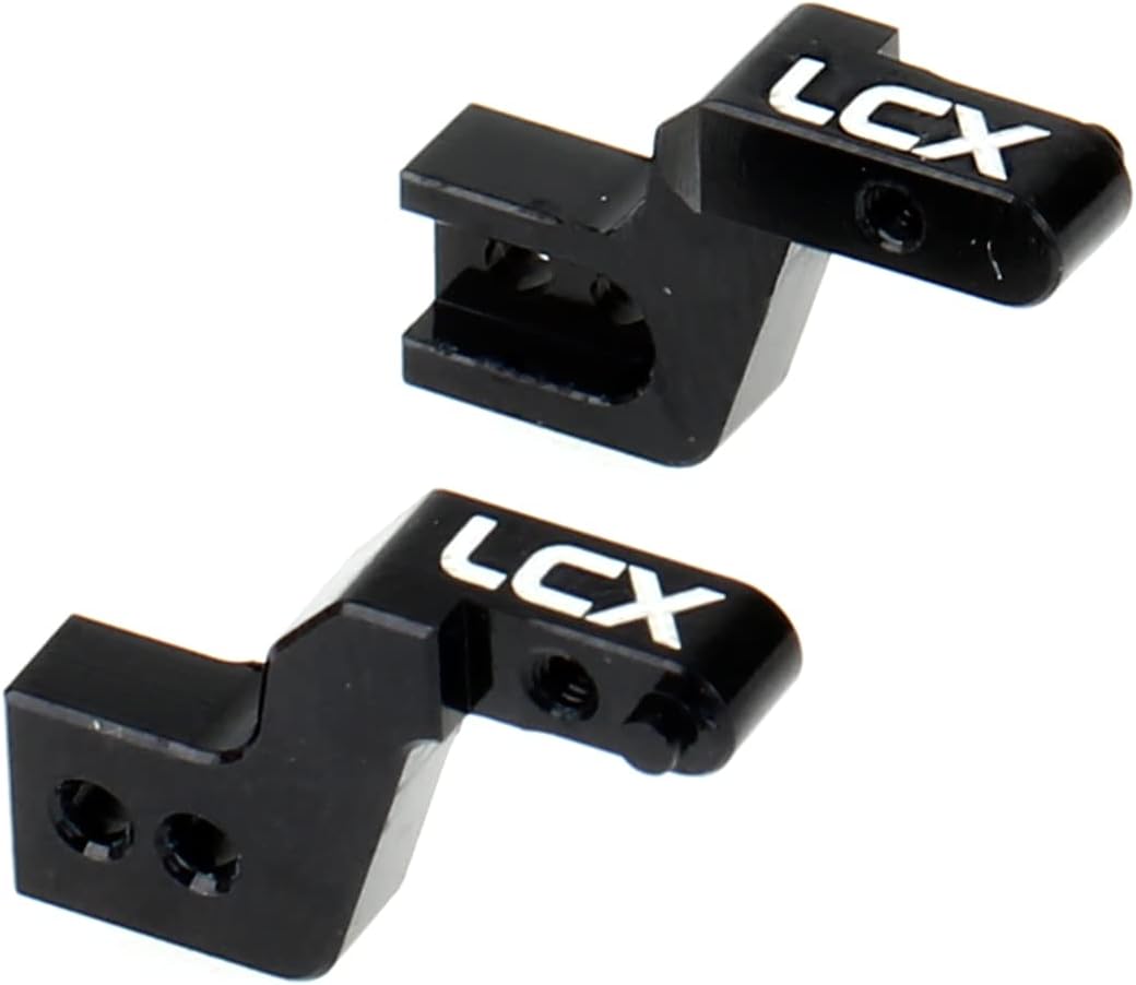 LCX Racing 1/24th RC Crawler Car CNC Machined Aluminum Front Bumper Mount for Axial SCX24, Upgrades Parts Accessories (Front)