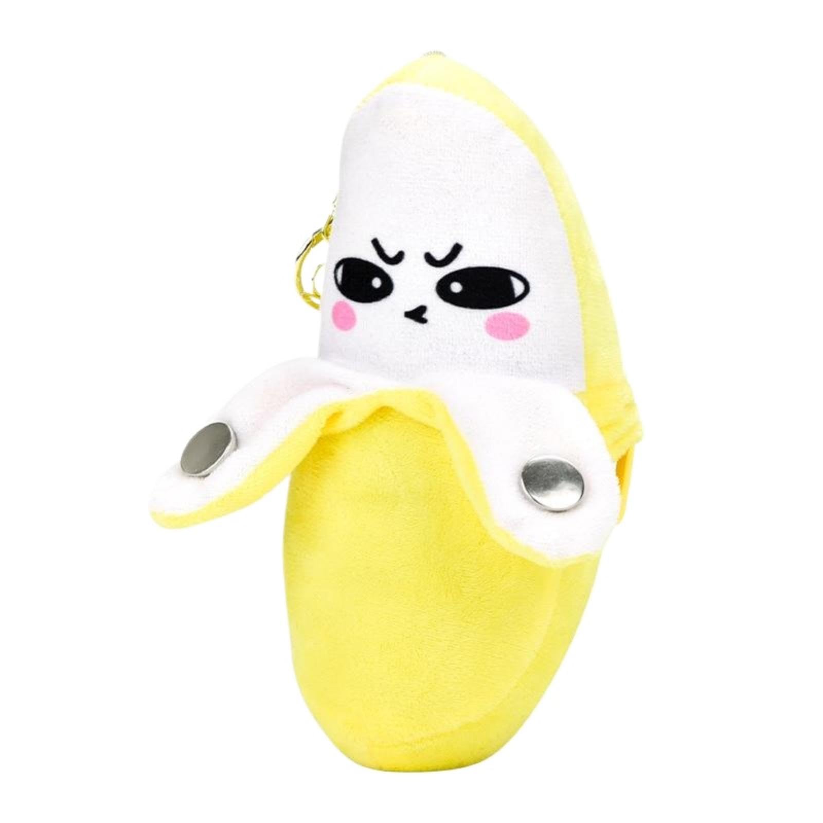 1Pcs Parent Child Fun Interactive Toys Creative Induction Fruit Banana Rhythm Piano Singing Plush Toy Keychain Kids Gift
