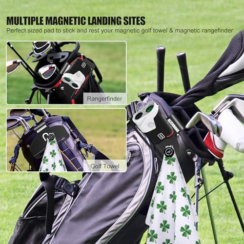 Aliennana Bolsa de golfe magnética para equipamentos e acessórios magnéticos de golfe - toalha de go