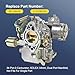 RUIANOMG 34 Pict-3 Carburetor Compatible with VW Beetle, Thing, Karmann Ghia, Squareback, Transporter 1969-1979, Replacement For any 1600cc Air Cooled Type 1 Engines