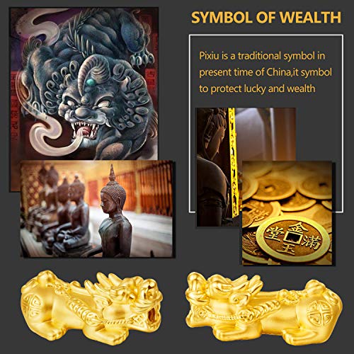 EIELO Feng Shui Pixiu Good Luck Bracelets for Men Women Natural Gemstone Healing Energy Obsidian Pi Yao Dragon Charm Beaded Bracelet Attach Wealth Money Jewelry2