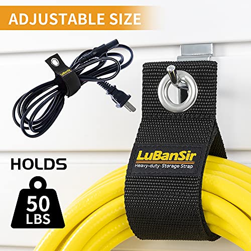 Lubansir MRLU-MST-03 9 Pack Extension Cord Holder Organizer, 13-Inch Heavy Duty Storage Straps thumb #1