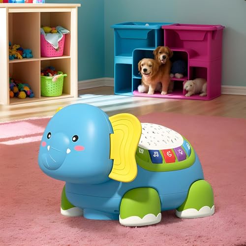Jouet musical éléphant interactif jeu sensoriel éducatif - 3