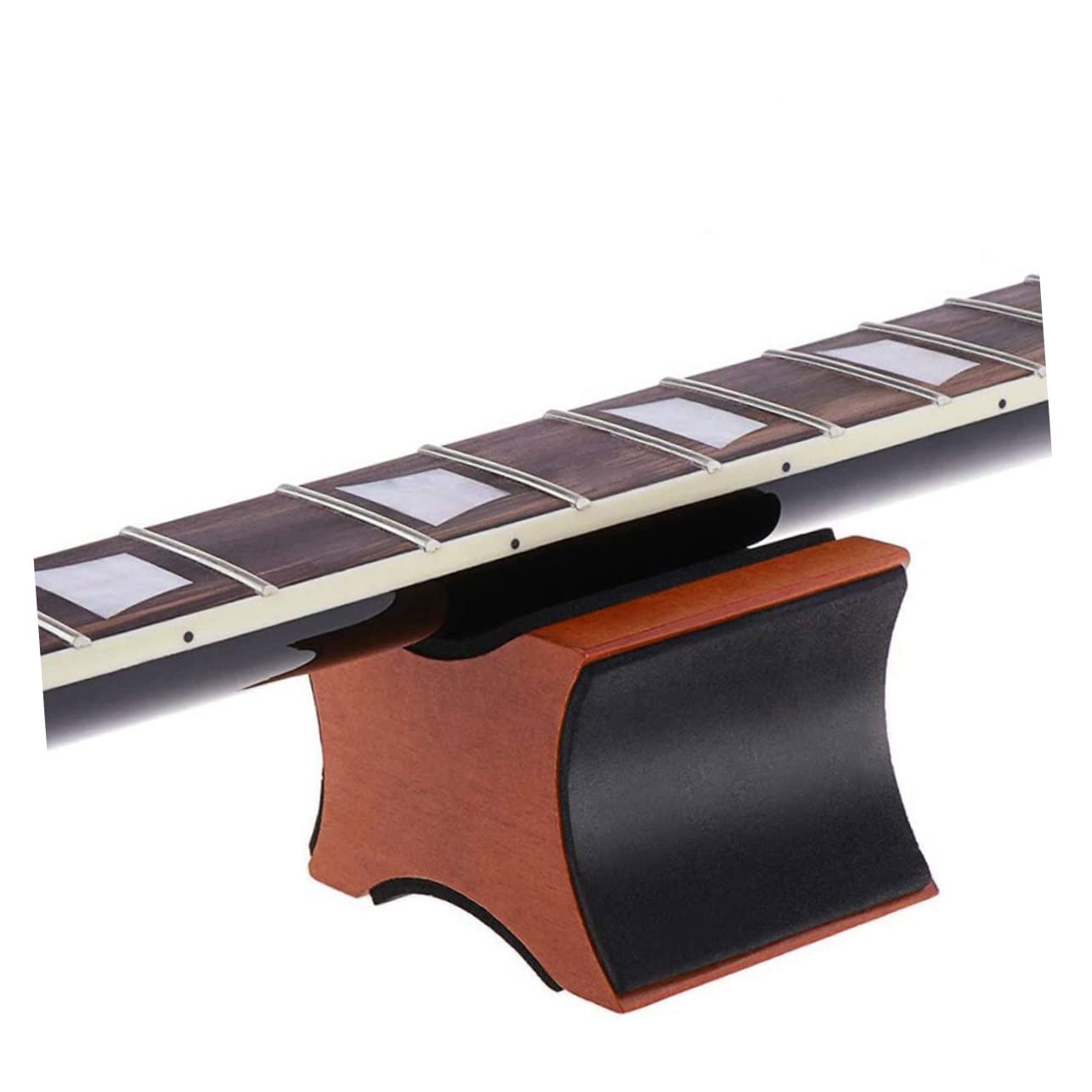 ibasenice Guitar Neck Rack Support Pillow Guitar Neck Protector Bracket for Sturdy Comfortable Brown