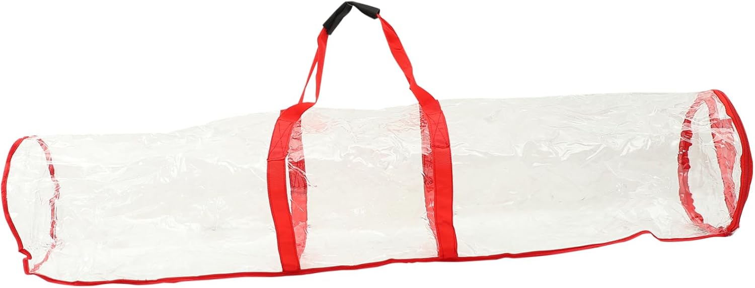1pcs Christmas Wrapping Paper Storage Bag Red Organizer for Packing Box for Wrapping Paper and Accessories for Seasonal Storage