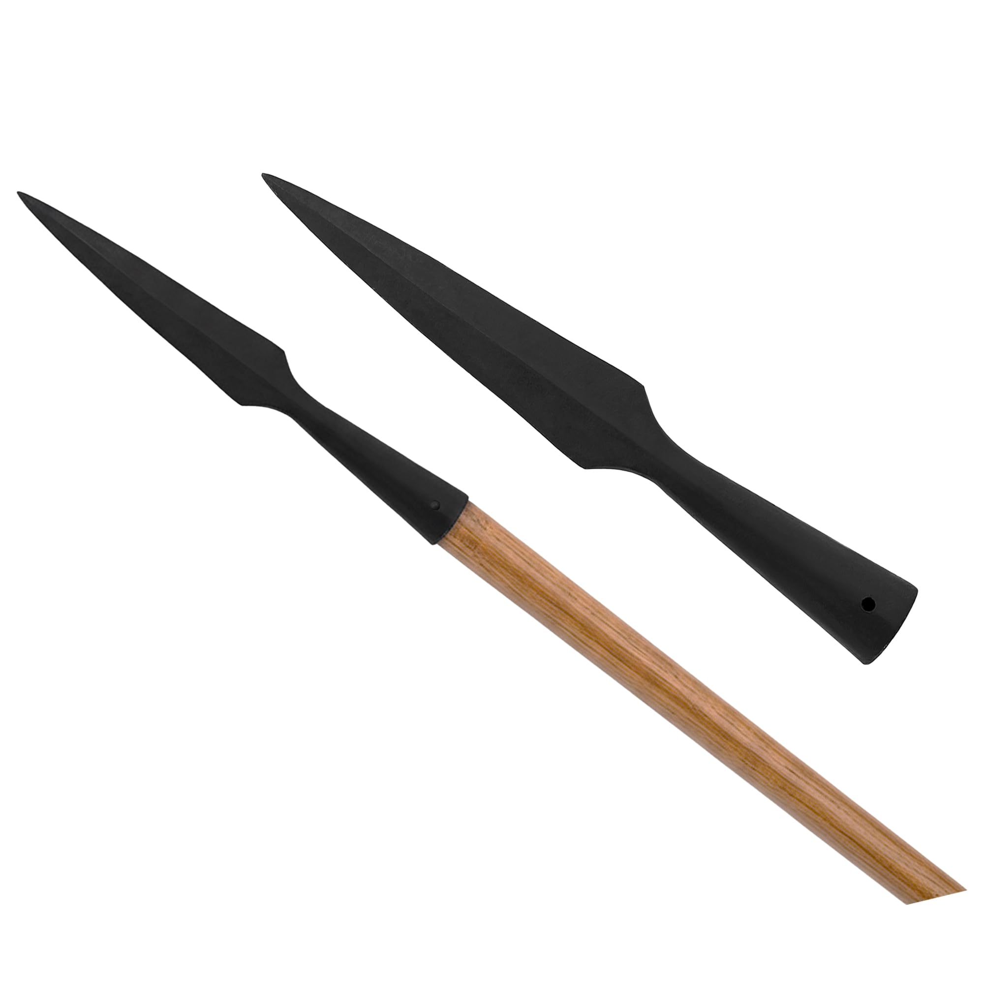 Medieval Spear Head Hand Forged from Carbon Steel Functional Viking Spearhead Combat Battle Ready Armor Hunting Lozenge Throwing Spearhead LARP SCA