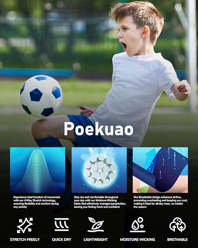 Boys Compression Shirt Short Sleeve Youth Athletic Undershirt Kids Base Layer T-Shirt for Football Basketball4