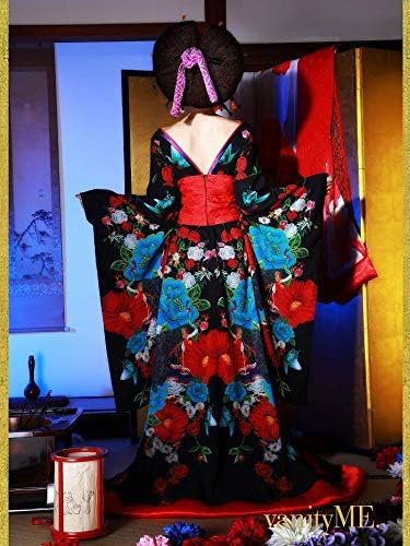 Amazon.co.jp: [vanityME.] ヴァニティミィ 花魁 コスチューム 漆黒 
