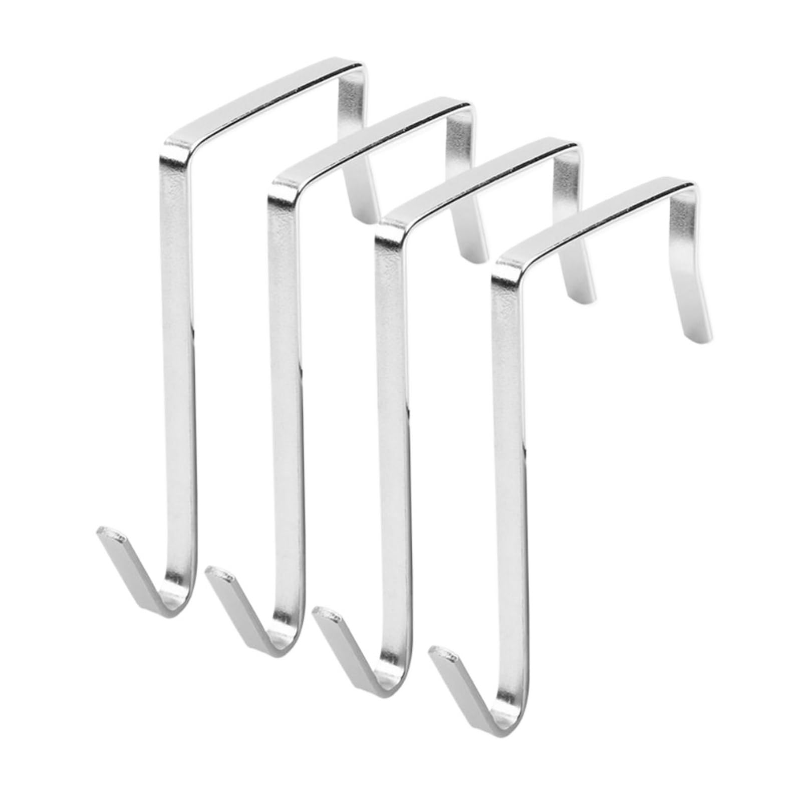 AXVORO Over Door Hanger 4Pcs Metal Bathroom Door Hanger Clothes Coats Hanger Hanging Towels Rack Cabinet Door Hooks Coat Hook Over The Door Hook