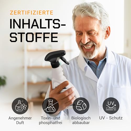 2020 Polychrom Lederpflege für Möbel, Ledercouch, Taschen, Jacken & Sättel – 500ml, Hautfreundlich, Sichere Anwendung, Angenehmer Duft