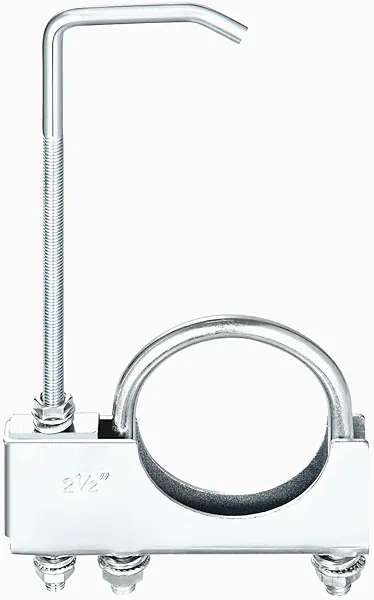 2.5" Universal Exhaust Clamp With Hanger For Car And Truck Exhaust Pipe