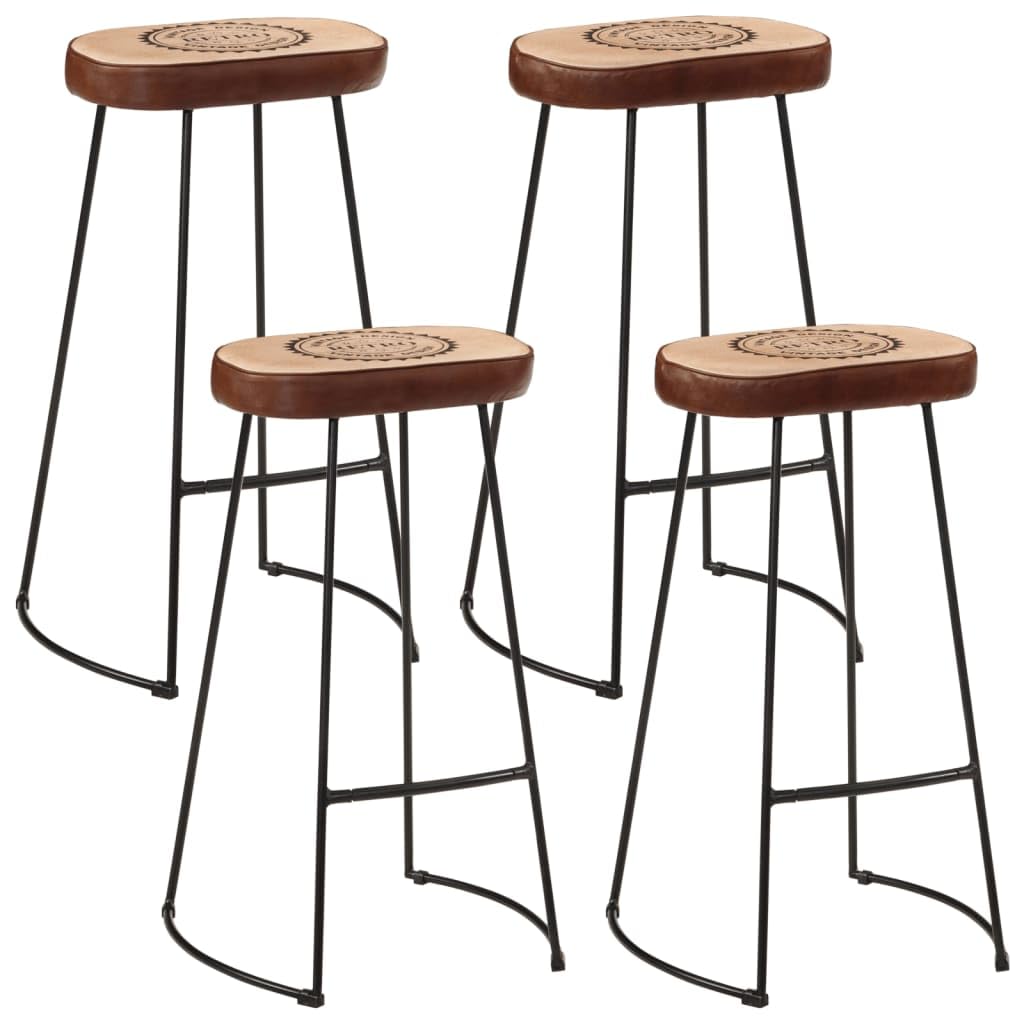 Set da bar da 5 pezzi, tavolo da bar con 4 sedie in legno di