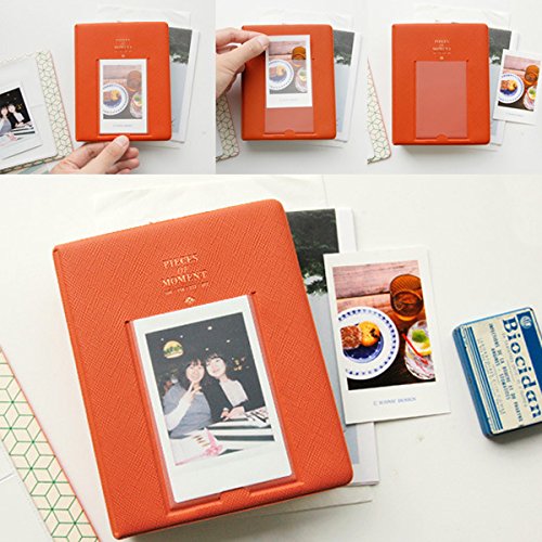 Hellohelio Fujifilm Instax Mini Film Photo Album For Instax Mini 11 Mini 9 Mini 40 7S 8 8+ 70 90 25 26 50S Film (Mulberry) #TOP5