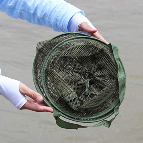 Armadilha de pesca IMIKEYA, 2 peças, portátil, dobrada, armadilha de pesca dobrável, rede fundida, a