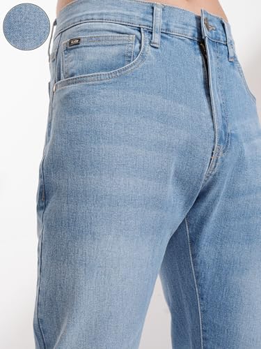 Image of Highlander Men's Loose Baggy Fit Jeans | Mid Rise | Cotton |Relaxed & Trendy | Oversized Silhouette for Comfort| Jeans for Man