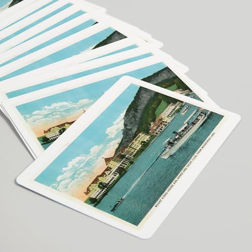 Mazo de cartas Póker Maine Moosehead Lake 52 cartas miniatura 5