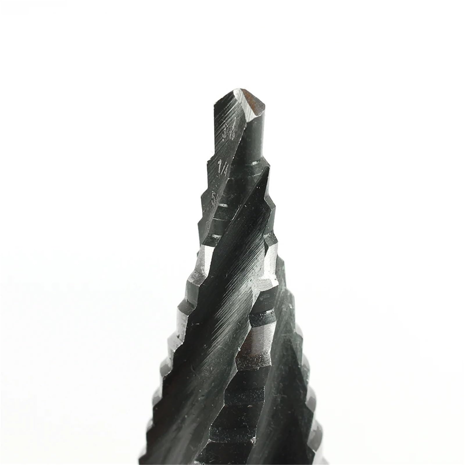 Set Di Punte for Trapano A Gradino 3 Pezzi Quattro for Flauto A Spirale | Punte da trapano HSS con codolo esagonale da 1/4" for acciaio inossidabile, alluminio, legno, plastica