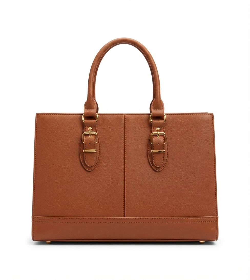 vigen Women's PU Leather Laptop Tote Bag for Office & Business-picture-55