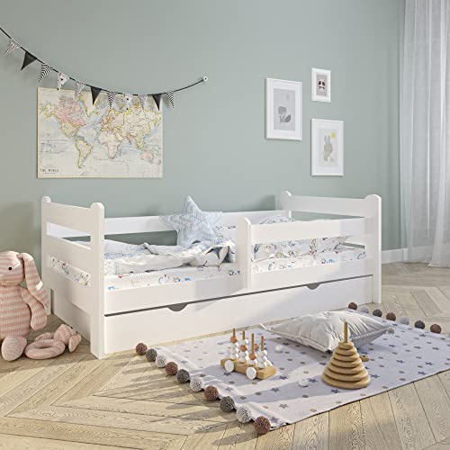 Kids Collective Kinderbett Jugendbett 80x160 | 90x200 cm mit Rausfallschutz...