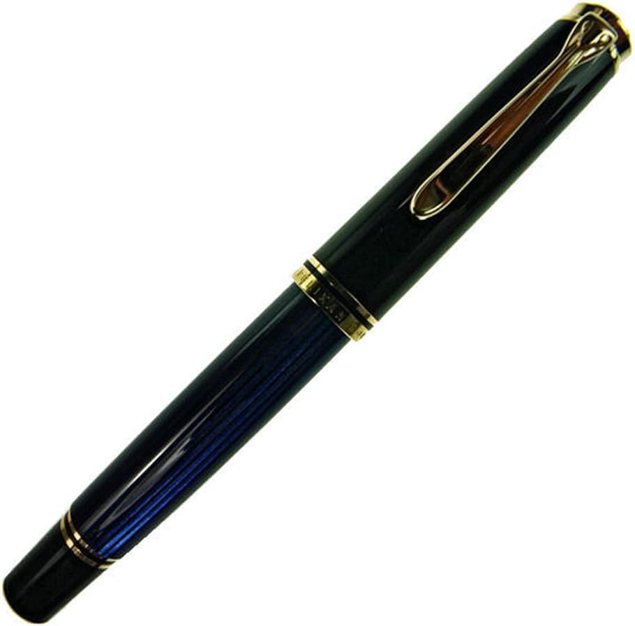 Pelikan M600Fountain Pen M Premium Plume Noir/Bleu