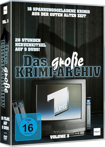 Das große Krimi-Archiv Teil 3 – 18 fesselnde 90er-Krimis + Bonus-Thriller – Action & Spannung in hochwertiger DVD-Sammlereditio - Mehr Infos/Bestellen