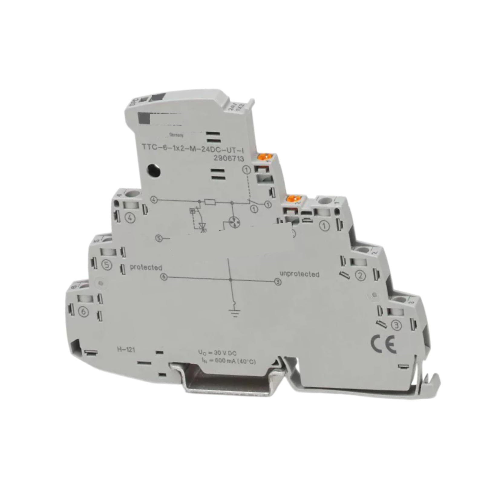 HKEJSJWA Surge Protector TTC-6-1X2-M-24DC-UT-I 2906713, Surge Protection Module