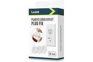 Lenink Snug Plug Loose Outlet Fix: 12-Pack Solution for Secured Connections