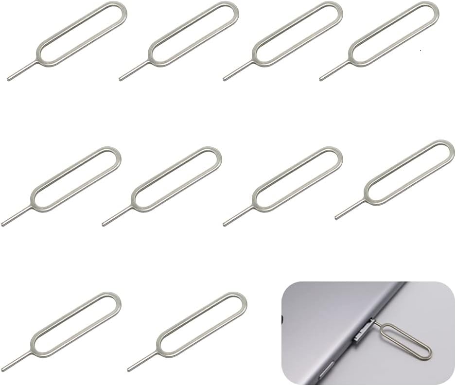 NEW'C SIM Card Pin Removal Tool Black Universal Tray Ejector Key